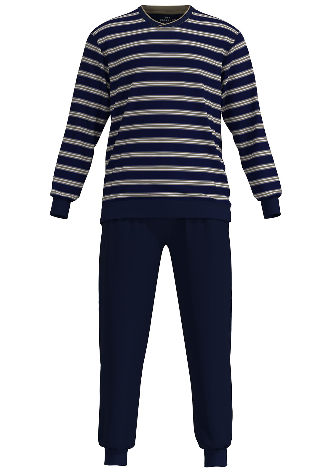 Gotzburg HerenPyjama 452348 632 Blauw