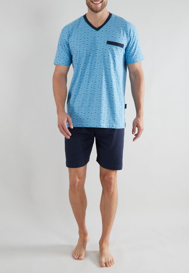 Gotzburg HerenShortama 452292 615 Hell-Blauw