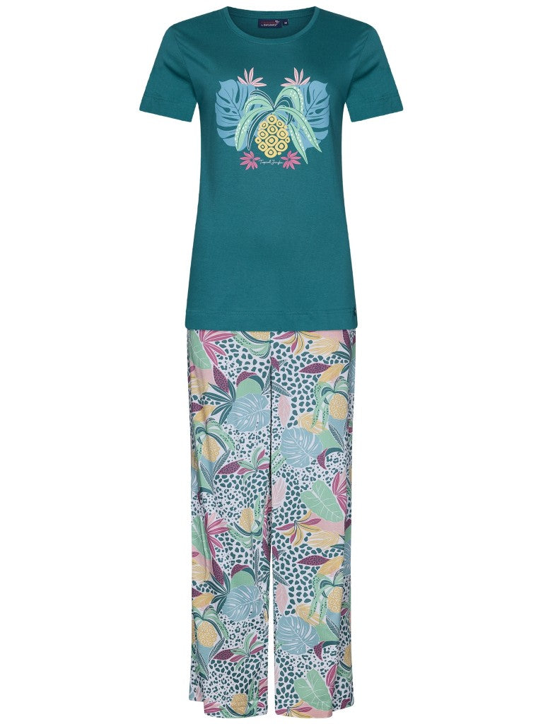 Rebelle Pyjama 121251-604-1 720 Dark Green