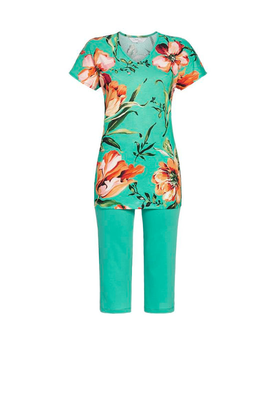 Ringella Dames pyjama 4271204 501 Smaragd