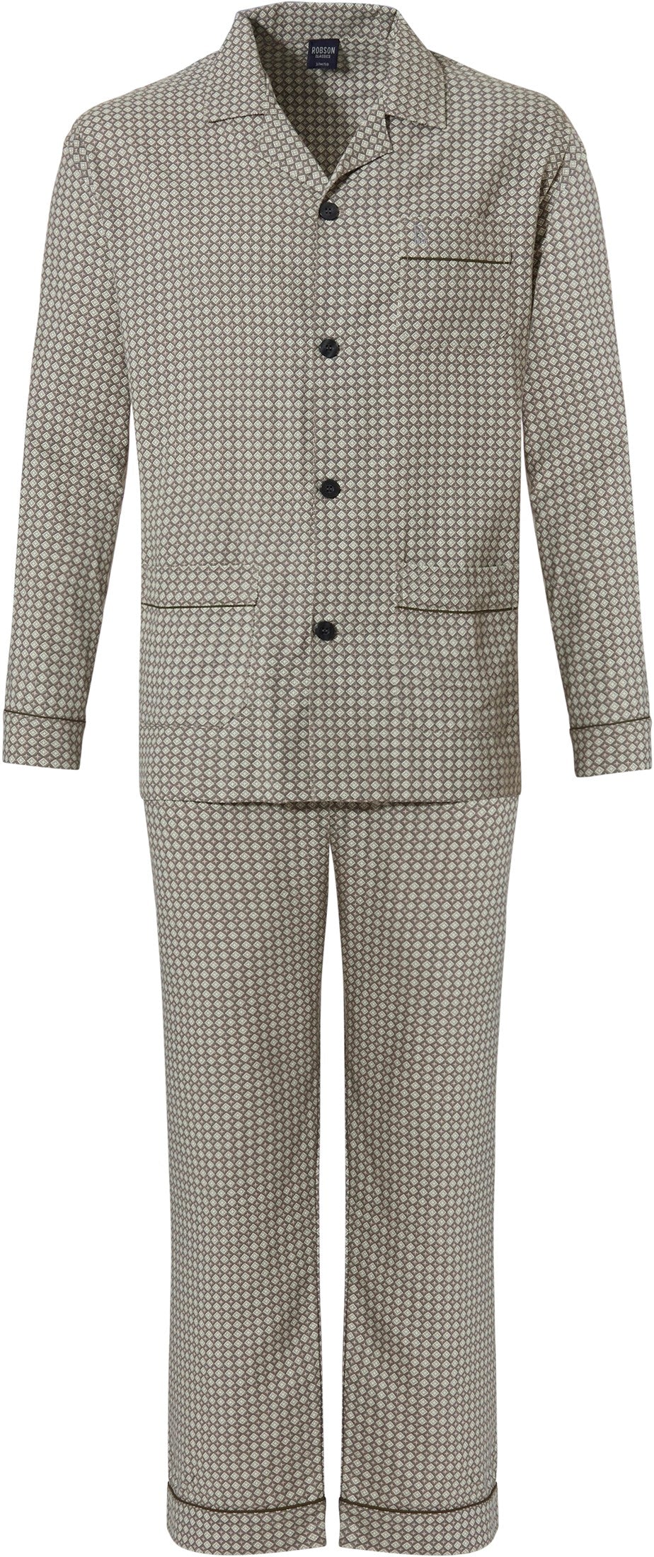 Robson Heren Pyjama 27212-708-6 923 Lever kleur