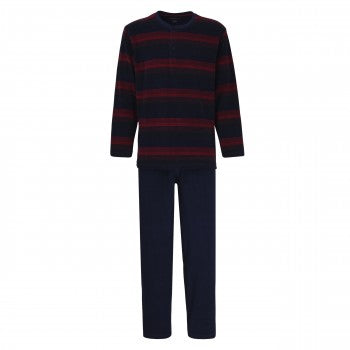 Gotzburg Herenpyjama Badstof 451861 Kleur 3047 Red