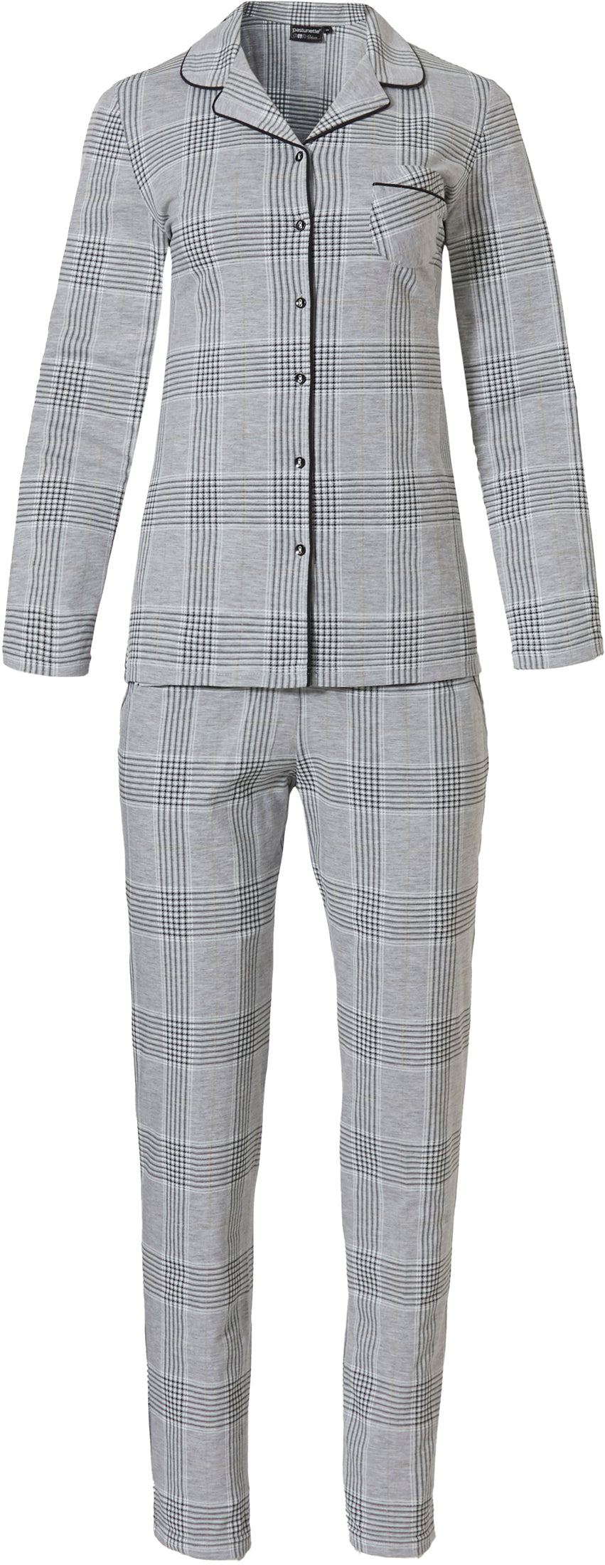 Pastunette Dames Pyjama 25212-332-6 Kleur 903 Light Grey