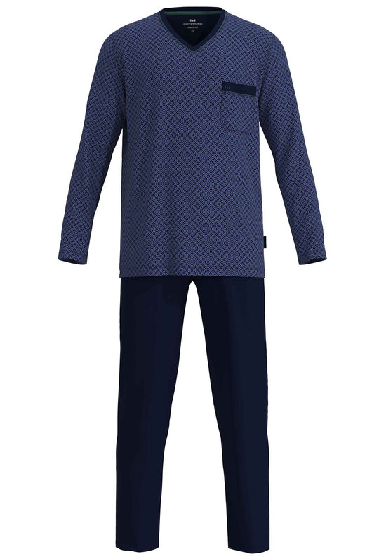 Gotzburg HerenPyjama 452326 626 Blauw