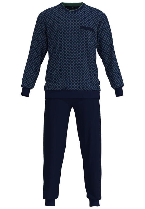 Gotzburg HerenPyjama 452327 635 Blauw
