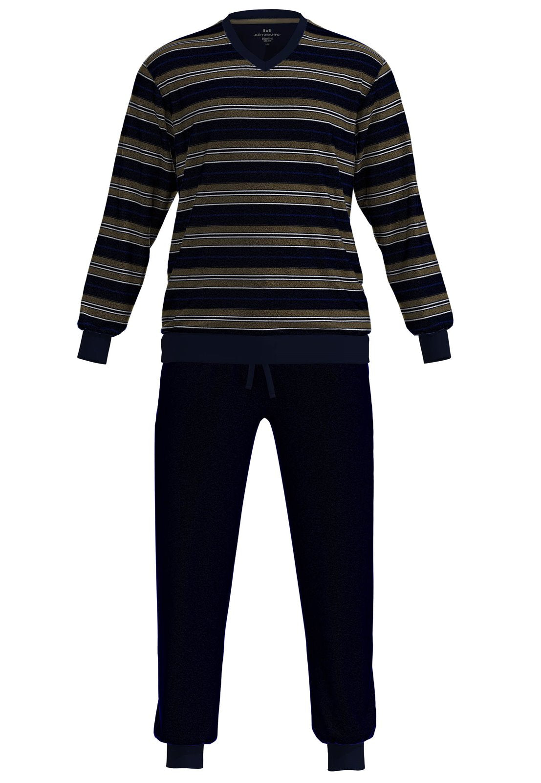 Gotzburg HerenPyjama 452345 522 Bruin