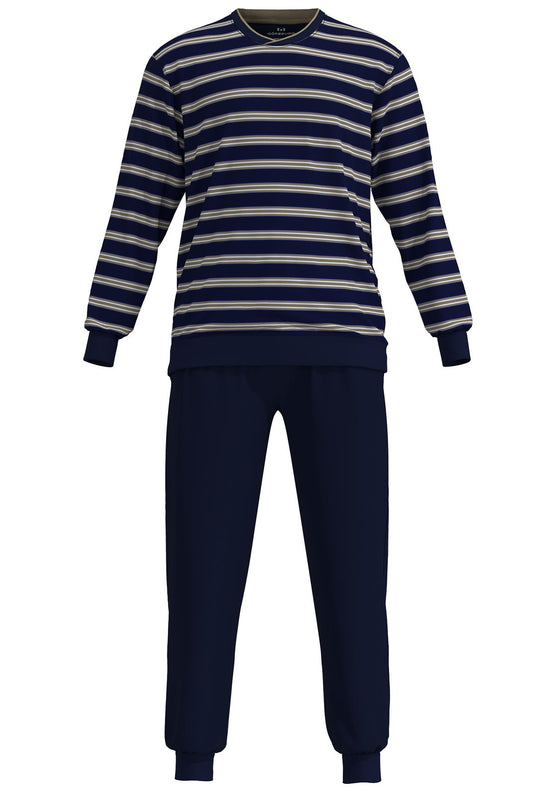 Gotzburg HerenPyjama 452348 632 Blauw