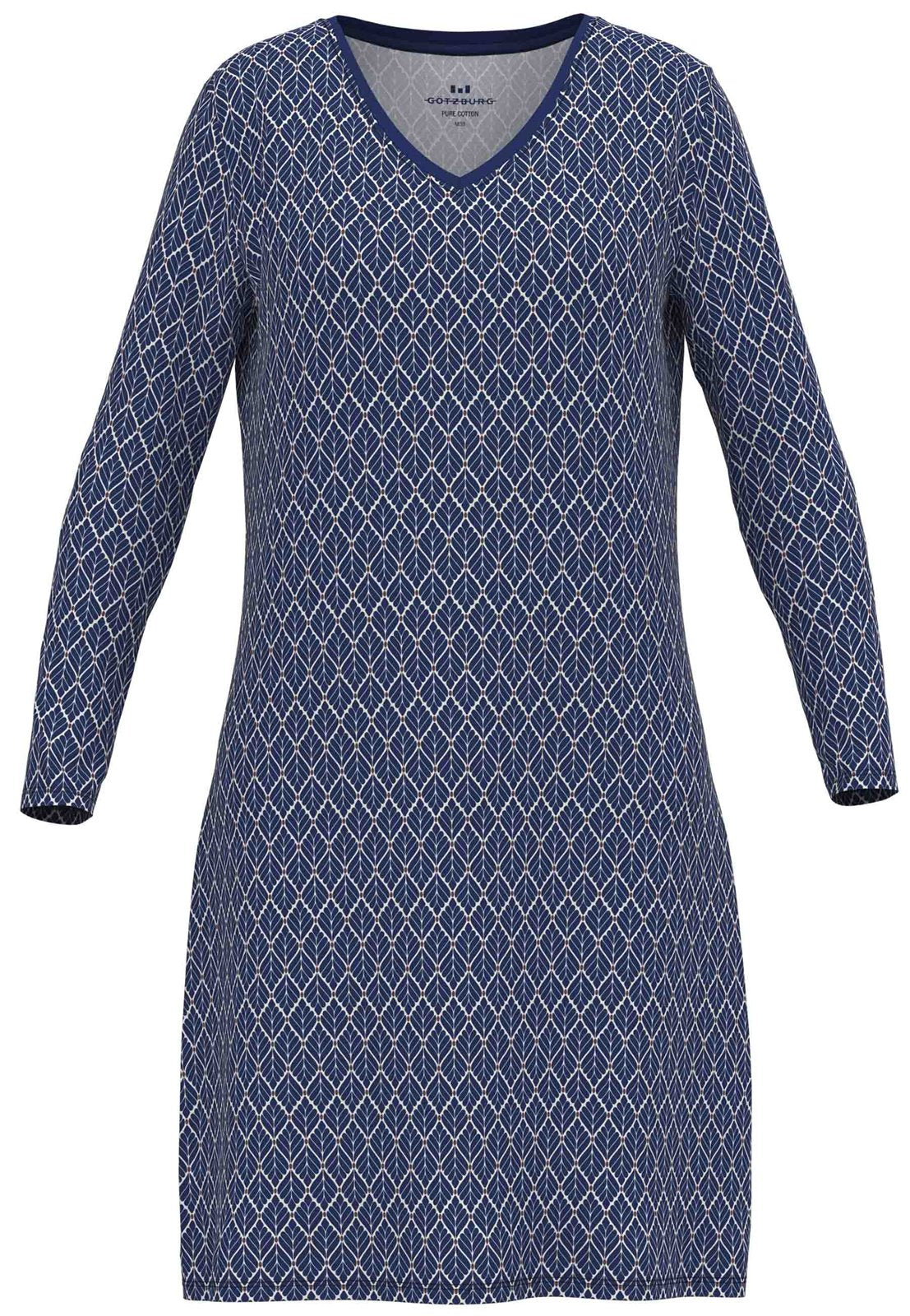 Gotzburg Nachthemd 250242 655 Blauw print