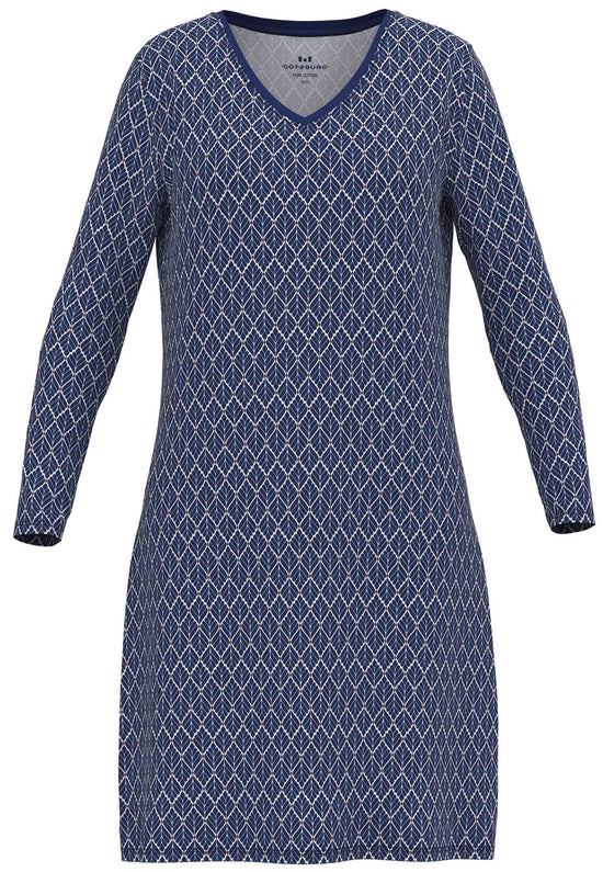 Gotzburg Nachthemd 250242 655 Blauw print