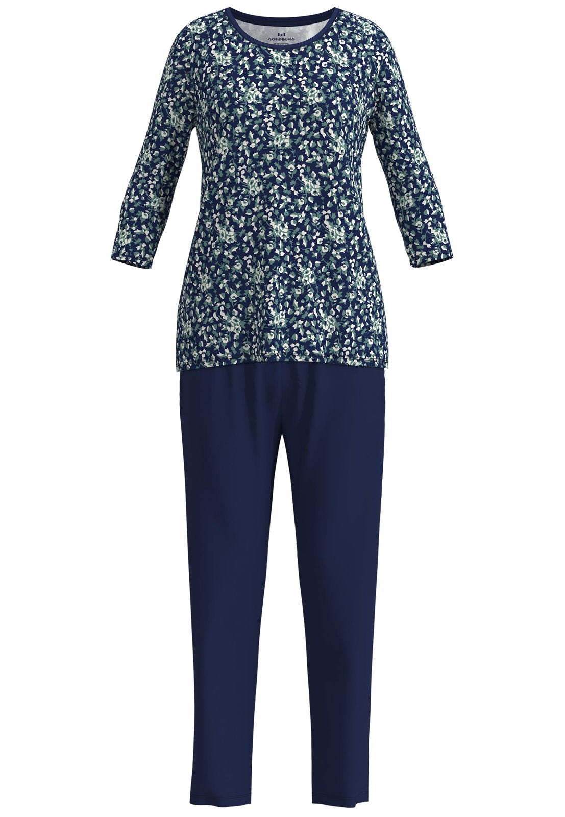 Gotzburg Pyjama 250236 626 Blauw