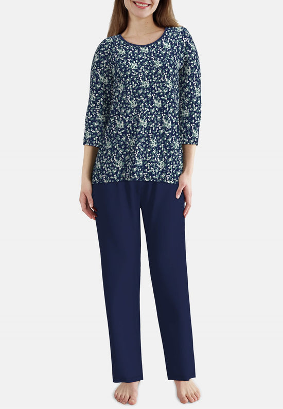 Gotzburg Pyjama 250236 626 Blauw