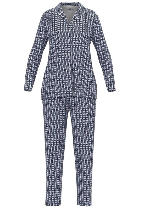 Gotzburg Pyjama 250259 625 Blauw print