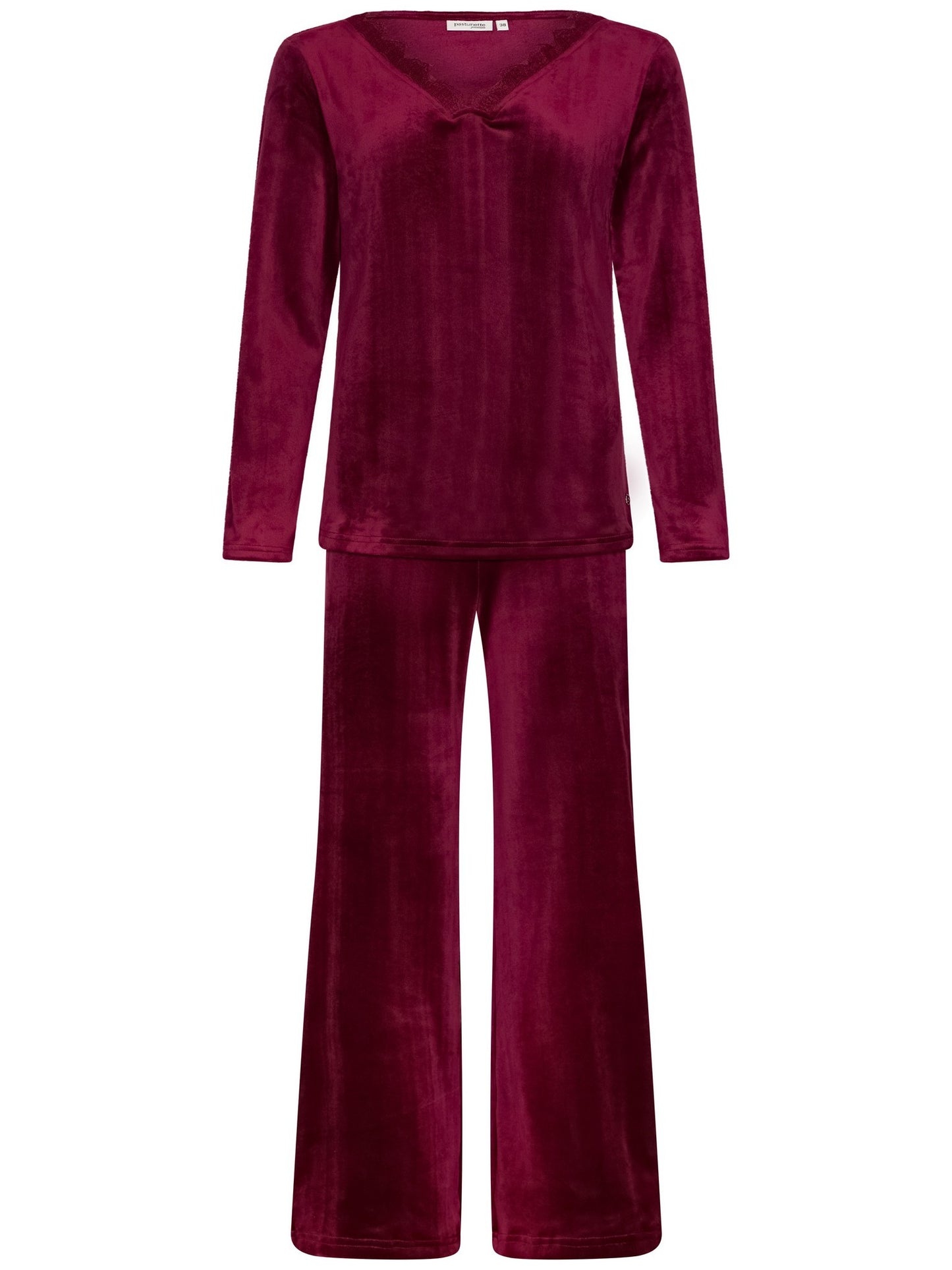 Pastunette Pyjama 121252-210-4 270 Dark Red