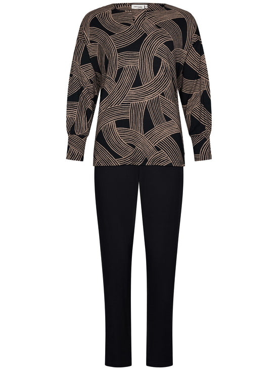 Pastunette Pyjama 121252-246-3 999 Zwart