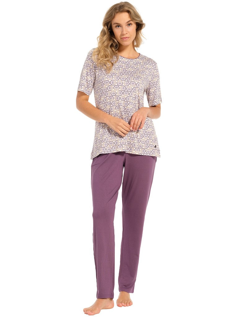 Pastunette Pyjama 25241-318-2 420 Dark Purple