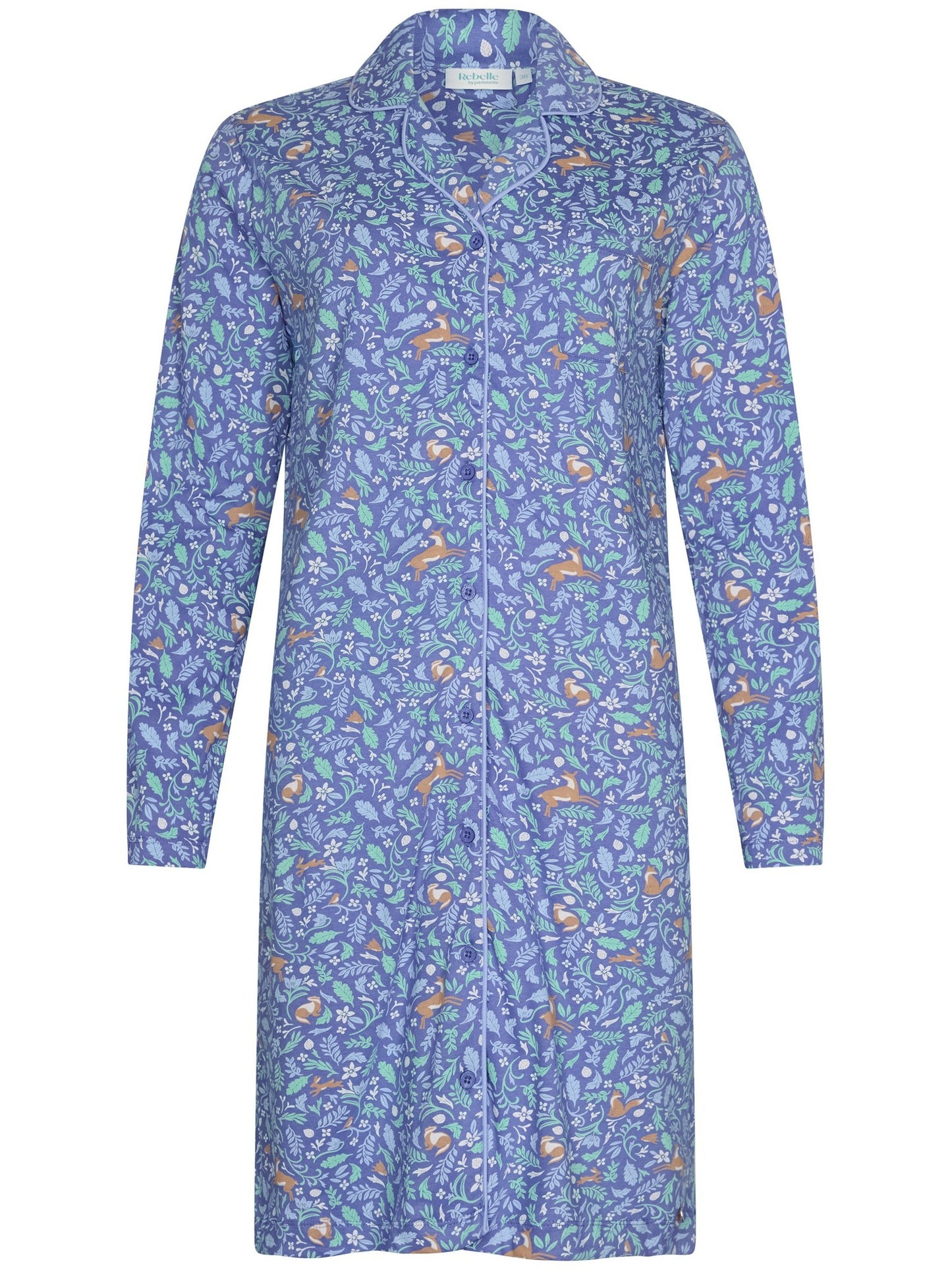 Rebelle Nachthemd 111252-600-2 510 Blue