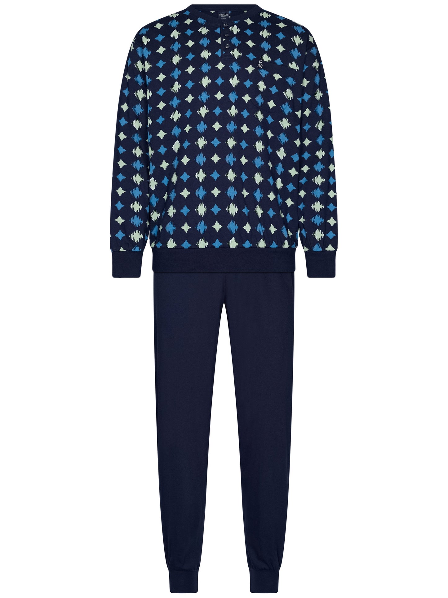 Robson HerenPyjama 122252-810-1 520 Dark Blue