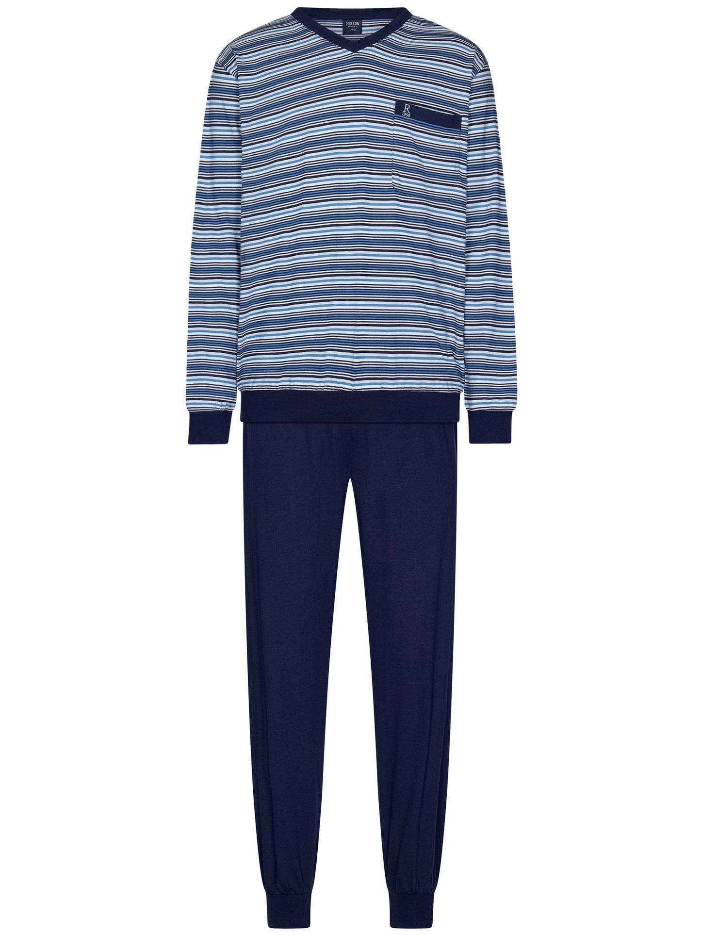 Robson HerenPyjama 122252-818-2 520 Dark Blue
