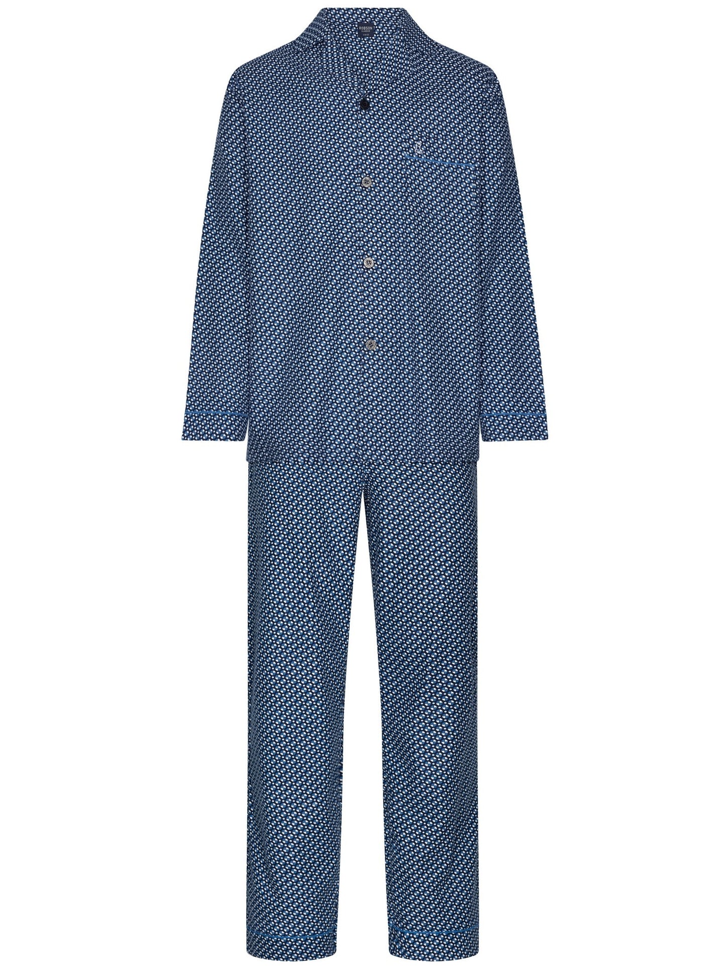 Robson HerenPyjama 122252-824-1 520 Dark Blue