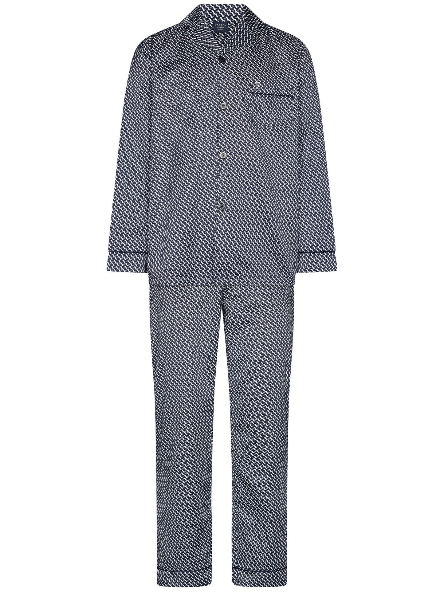 Robson Herenpyjama 122252-801-1 520 Dark Blue