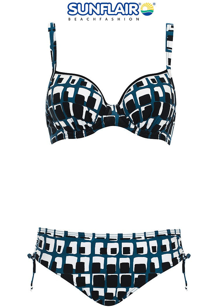Sunflair Bikini 21011 901 Zwart/Wit