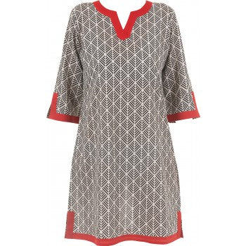 Beach Dress 16211-238 263 Zwart/wit