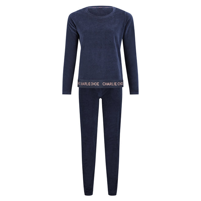 Charlie Choe Huispak F41116-38 60 Indigo Blauw