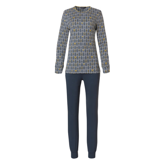 Pastunette Dames Pyjama 25222-316-2 310 Yellow