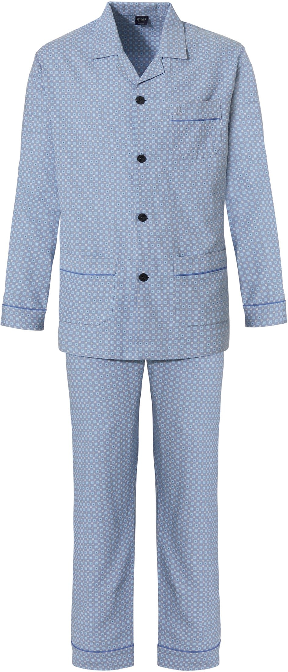 Heren Pyjama 27212-707-6 516 Light Blue