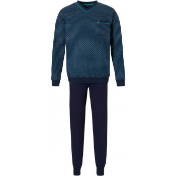 Robson Heren Pyjama 27221-710-2 Dark Blue 523