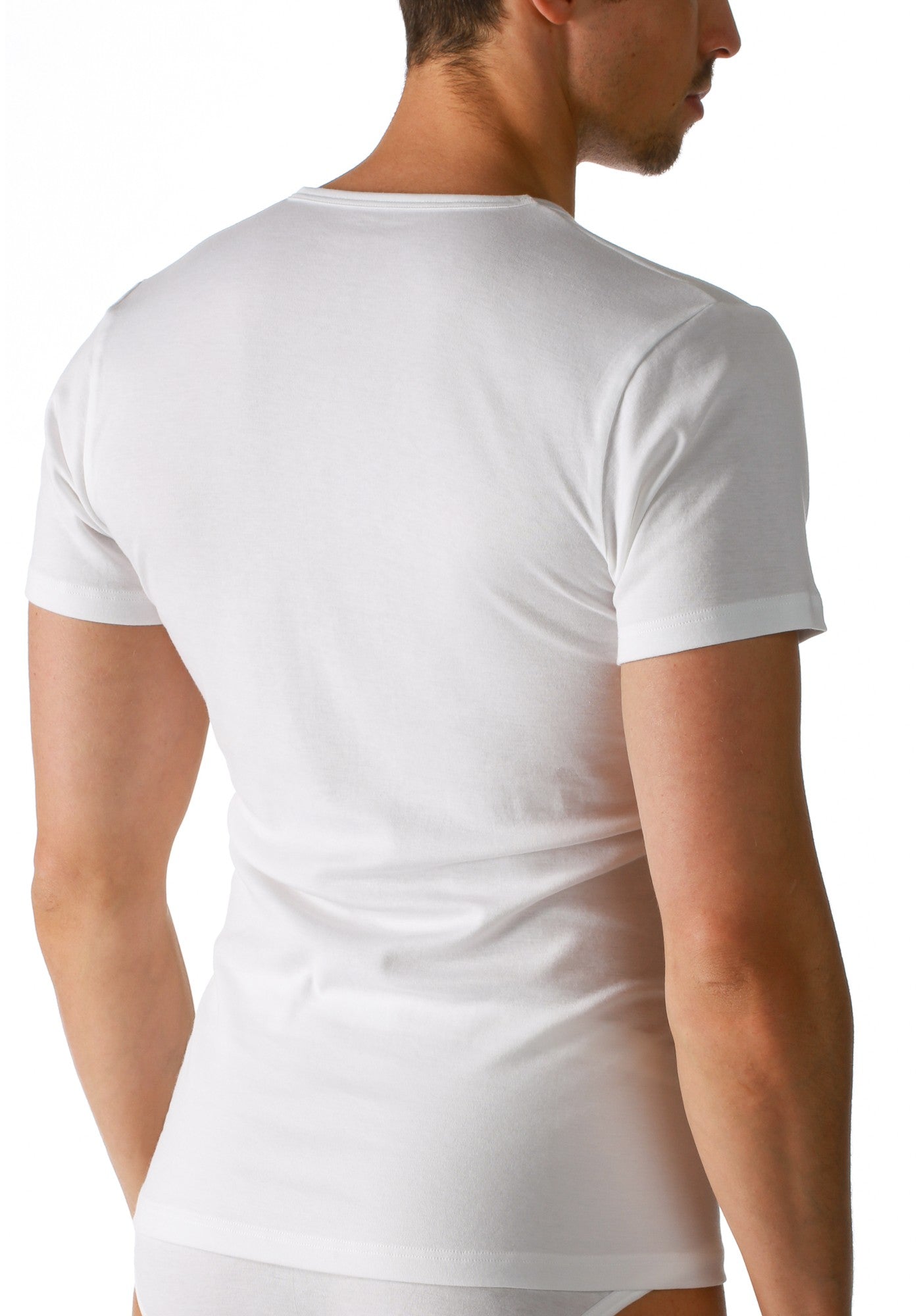 Mey Noblesse T-Shirt V-hals 2807 Kleur 001 White
