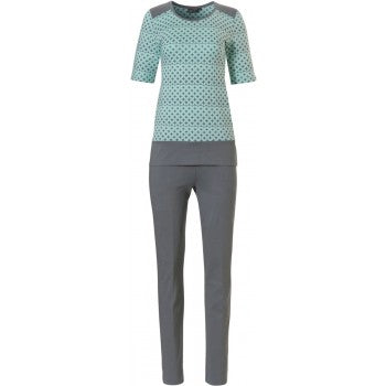 Pastunette Pyjama  25221-324-2 Kleur Light Green 701