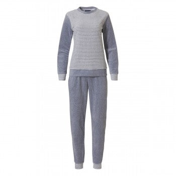 Pastunette Badstof Pyjama 20222-126-2 913 Grijs