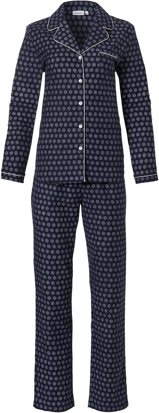 Pastunette Dames Pyjama 20212-152-6 Kleur 529 Dark Blue