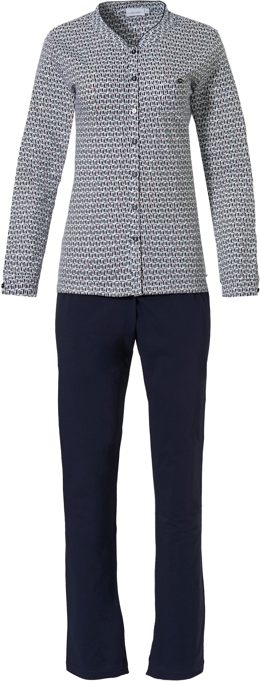 Pastunette Dames Pyjama 20212-157-6 Kleur 529 Dark Blue