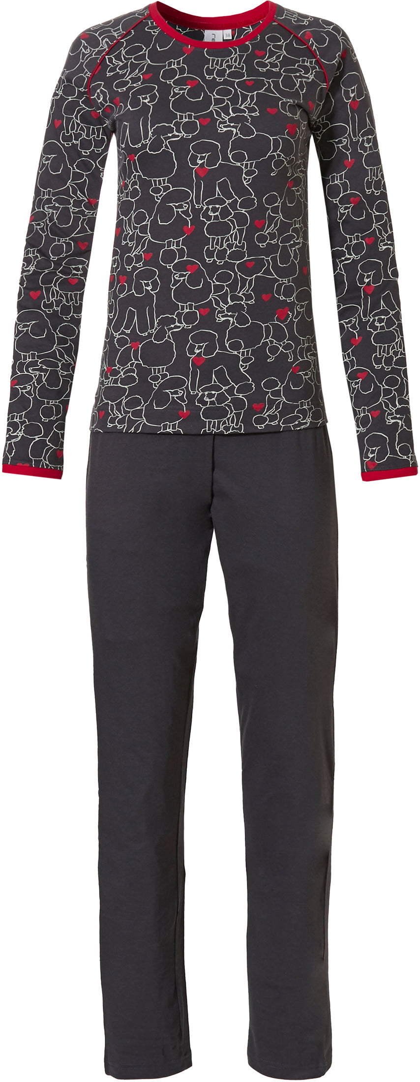 Pyjama 21212-402-2 910 Grijs