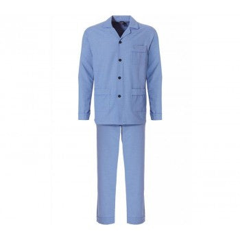 Robson Heren Pyjama 27182-701-6 Kleur 545 Blauw