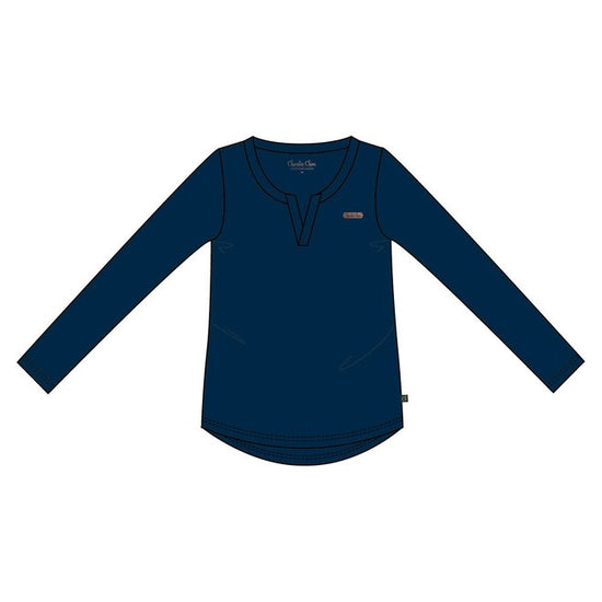 Charlie Choe Shirt Lange Mouw U45143-38 Kleur 63Navy
