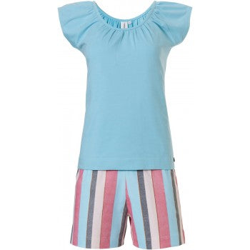Rebelle Shortama 31221-407-2 Kleur Turquoise 600
